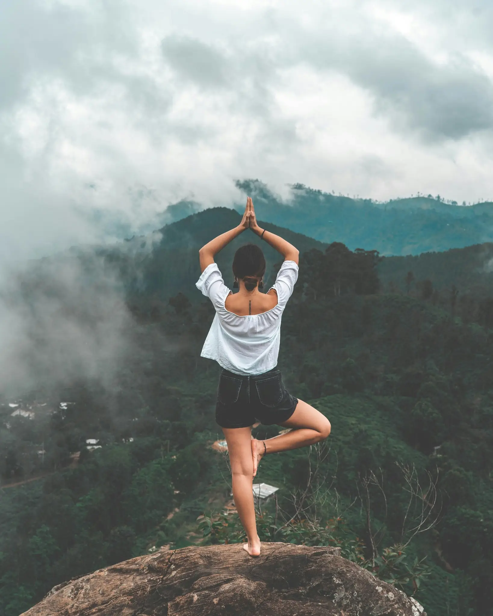 Forest yoga